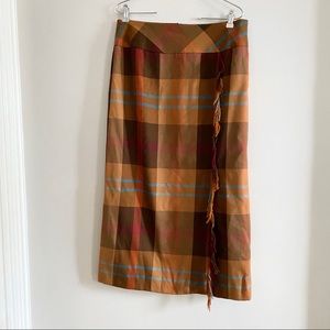 NWT Vntg Plaid Skirt